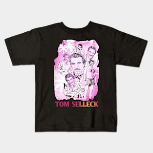 Tom selleck t-shirt Kids T-Shirt